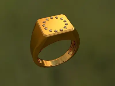 3d Ring Jewellery Model 3D print model