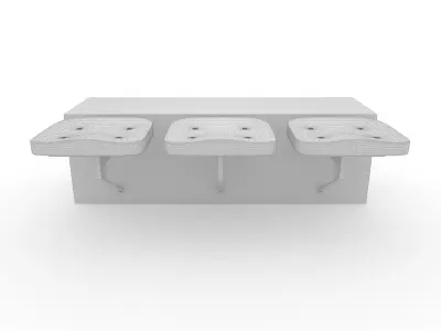 Stadium Seats 6 3D model