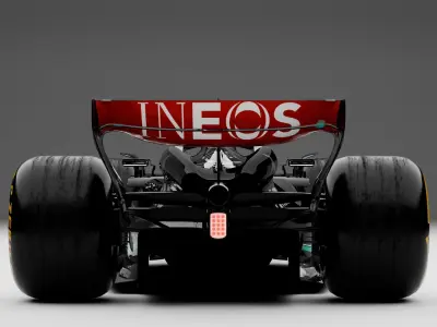 Mercedes AMG Petronas F1-Lewis Hamilton 3D model