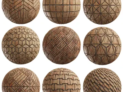 PBR Bricks 03 - Tileable 4K Texture - PBR  Texture