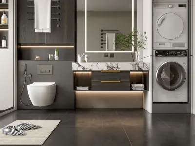 Bathroom 53 3D model