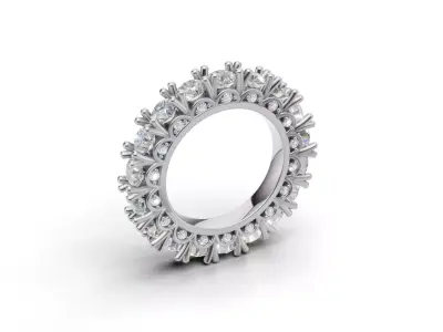 ring woman  3D print model 14