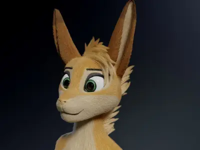 Alexa Anthro Rabbit 3D model