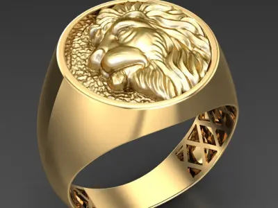 Luxury Men Rings Designs 6MR023 3D print model