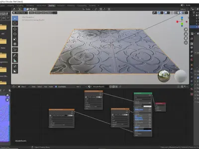 Luxury Floor - Wooden Tiles 01 Low-poly 3D model