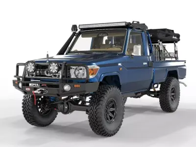 Toyota Land Cruiser Series 79 2023 Pick Up Arb Edition  3D model