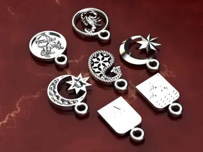 Rosary tassel 3D print model