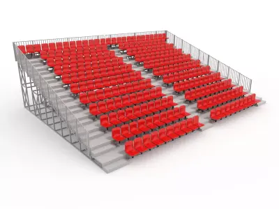Bleachers 7 3D model