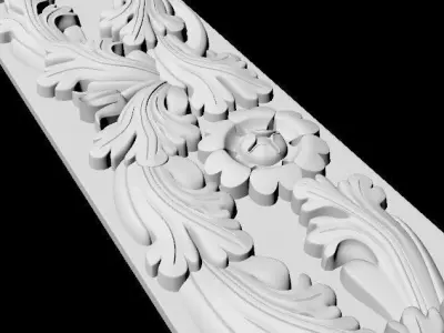 Decor for furniture 3D model 16