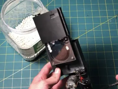 Airsoft motorized magazine  STL 3D print model