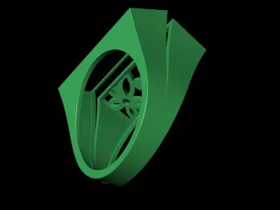 Flower Ring 3D print model 6