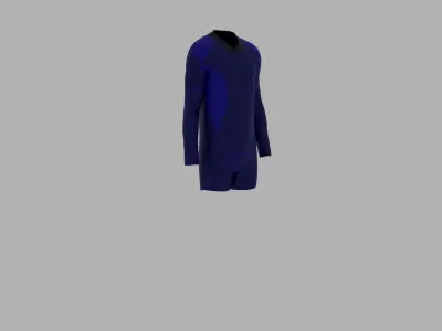 Sport Suit Low-poly 3D model