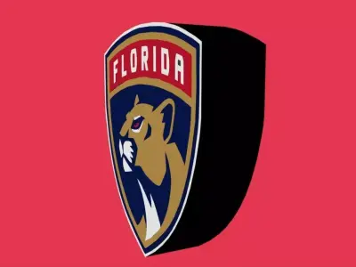 Florida Panthers Team Logo 3D model