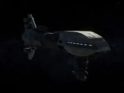 Star Wars Rebel Assault Frigate Free 3D model