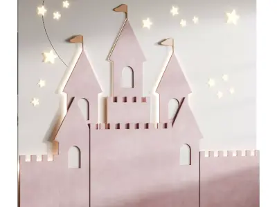 Kids wall panel 2 3D model