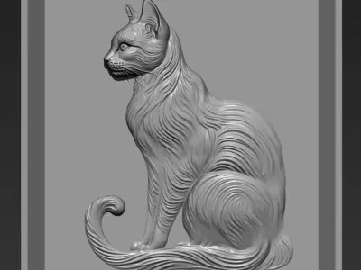 Cat A50 3D print model