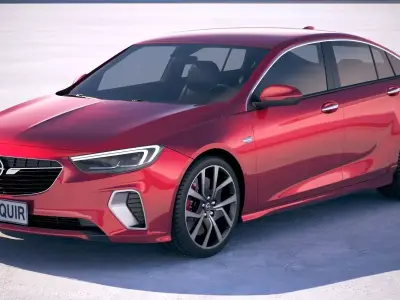 Opel Insignia Gsi 2018 3D model