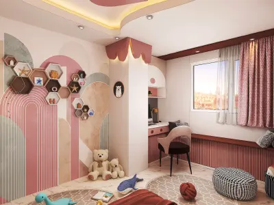 child Room Low-poly 3D model