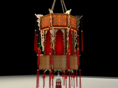 Chinese palace lantern 3D model