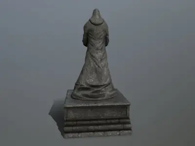 statue 2 Low-poly 3D model