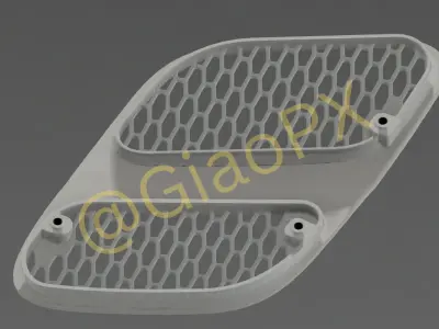 Subaru Impreza GC8 V6 Hood Vent 3D print model