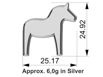 Dala Horse - Dalahast  3D print model