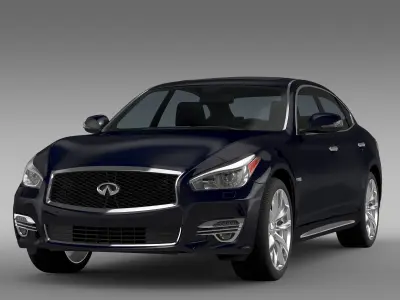 Infiniti Q70 Hybrid L  Y51 2017 3D model