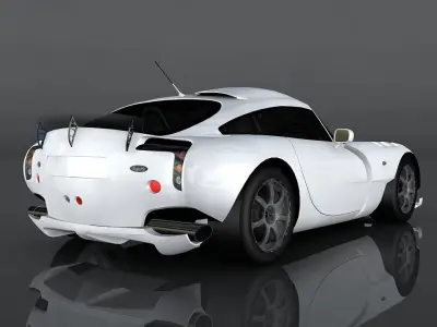 TVR Sagaris Low-poly 3D model