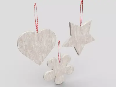 Deco Hanger Pack Low-poly 3D model