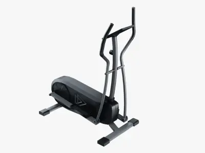 Elliptical trainer Low-poly 3D model