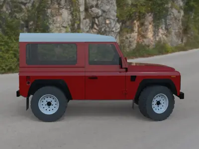 Landrover Defender  Basic 3D model