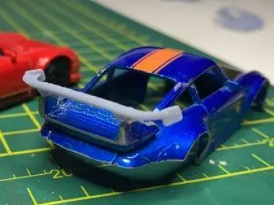 RWB hotwheels spoiler mod 1 ready for 1-64 3D print model