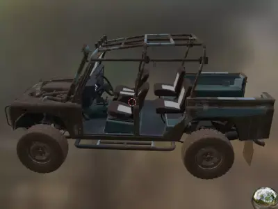 suv outerland Low-poly 3D model