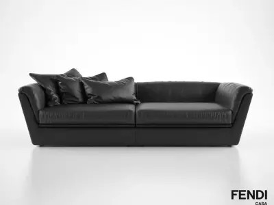 Fendi Casa Cocoon sofa 3D model