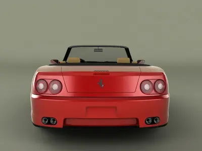 Ferrari 456 GT Convertible 3D model