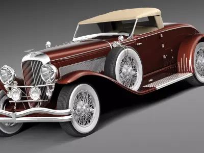 Duesenberg SJ Roadster 1935 3D model