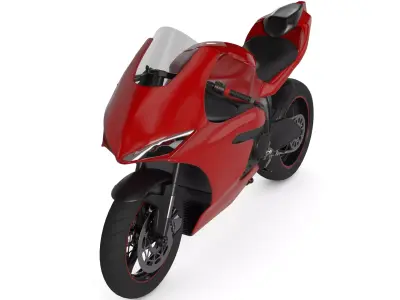 Sport Bike 3D model