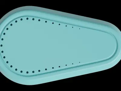 Blue Milkshake Maker 3D model