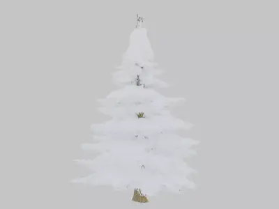 Winter Serenity Tree 3D Model Low-poly 3D model