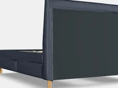 IDANAS Upholstered storage bed Low-poly 3D model