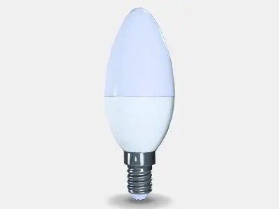 TRADFRI LED bulb E14 470 lumen Low-poly 3D model