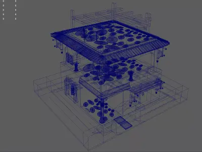 Small house by Loukas Lardas Low-poly 3D model