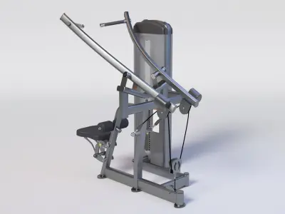 FUSE XL LAT PULLDOWN Low-poly 3D model