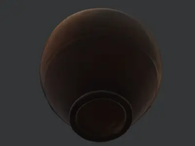 Roman Amphora Low-poly 3D model