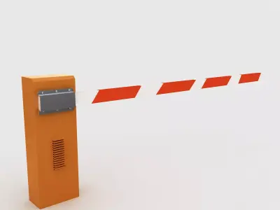 Boom Gate 3D model