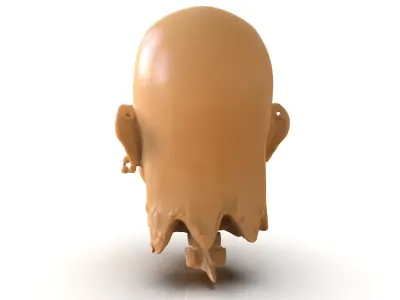 Decapitated Man Head 3D print model
