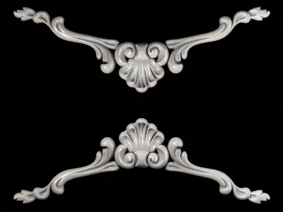 Classic carved 010 3D model