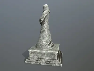 statue 2 Low-poly 3D model
