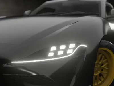 Black supra 3d 3D model