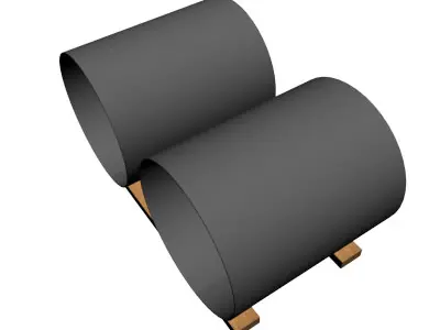 20in Thin Wall Pipe 3D model